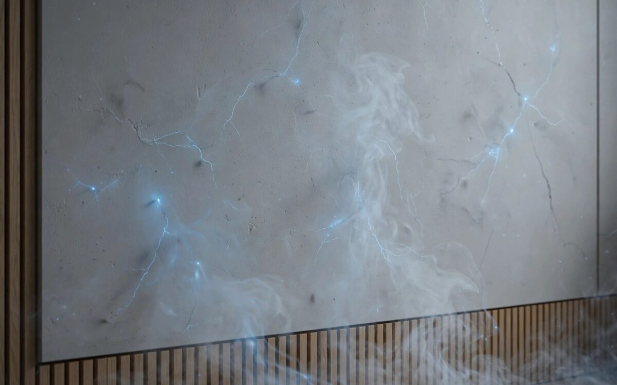 Wallpaper that makes electricity from air humidity