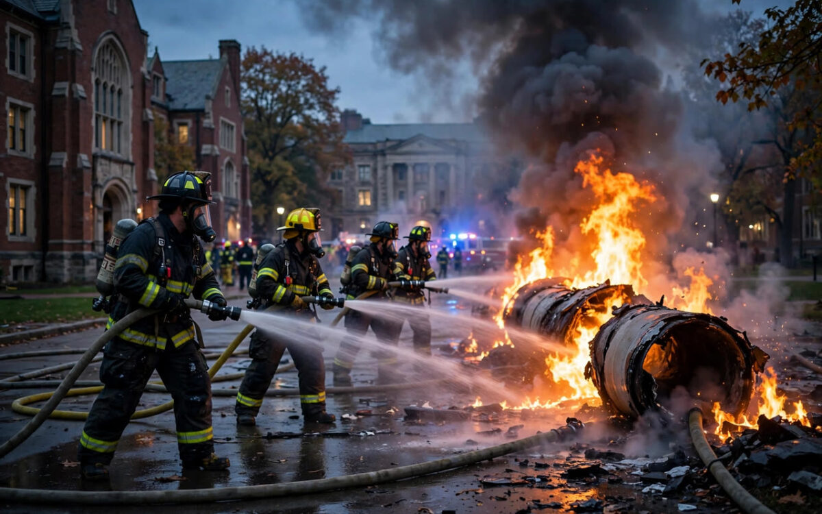 Gas Blaze at IIT Bombay Campus Injures Five