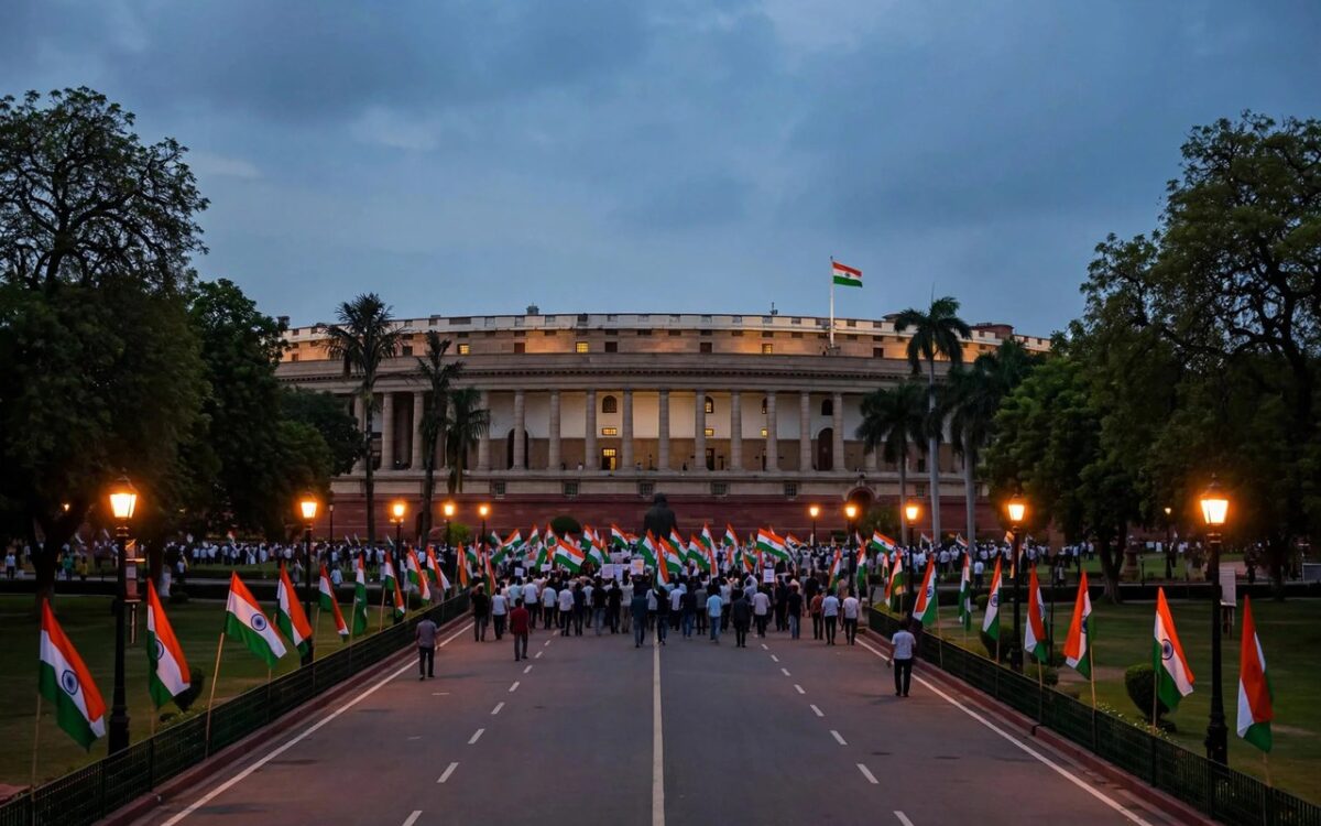 INDIA bloc marches to ECI, seeks CEC Gyanesh Kumar resignation