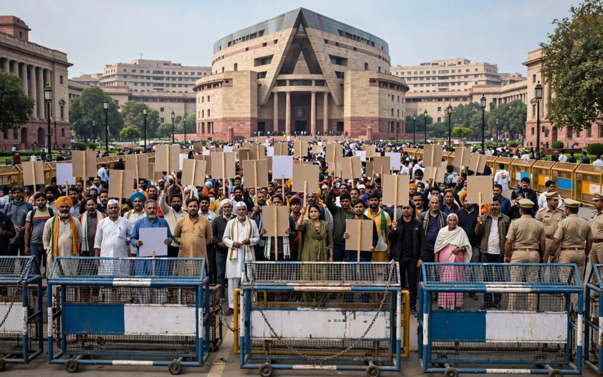 INDIA Bloc Protests Third Day, Seeks CEC Gyanesh Kumar Exit