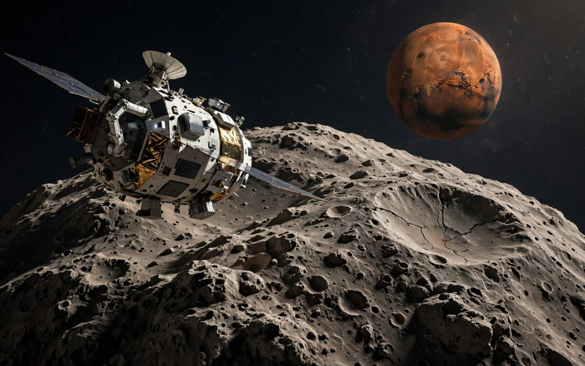Japan's MMX to Grab First Phobos Samples Oct 19
