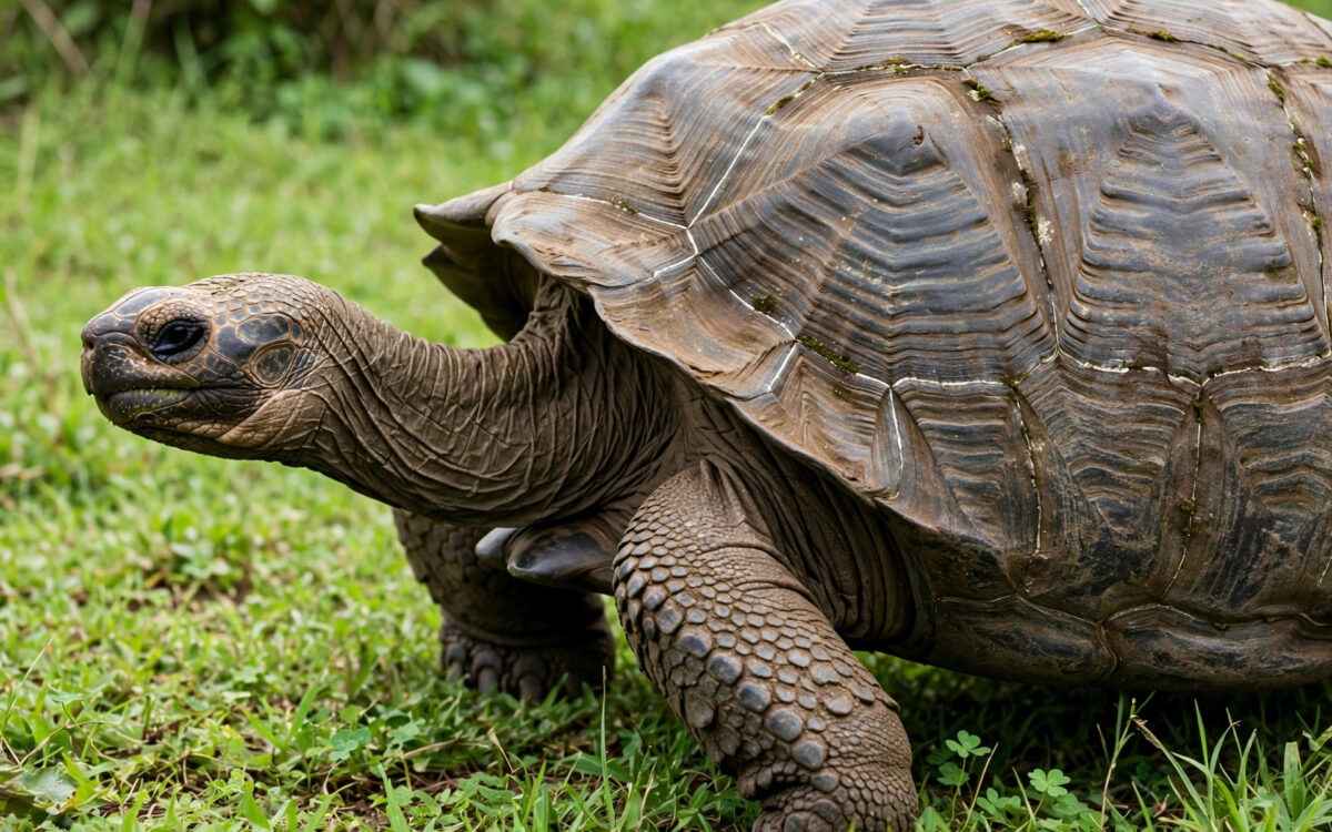 Nearly 200-year-old tortoise aids aging research