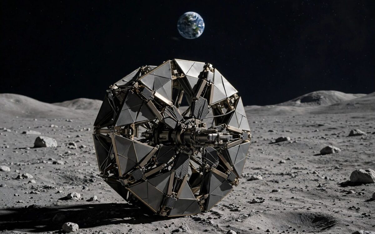 KAIST Builds Origami Wheels for Moon Rover That Expand