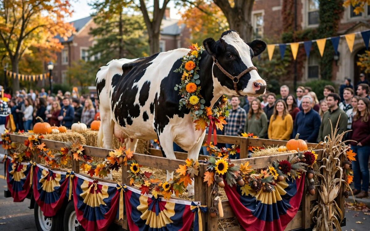 Ohio State's Cow Homecoming Queen Returns as Grand Marshal