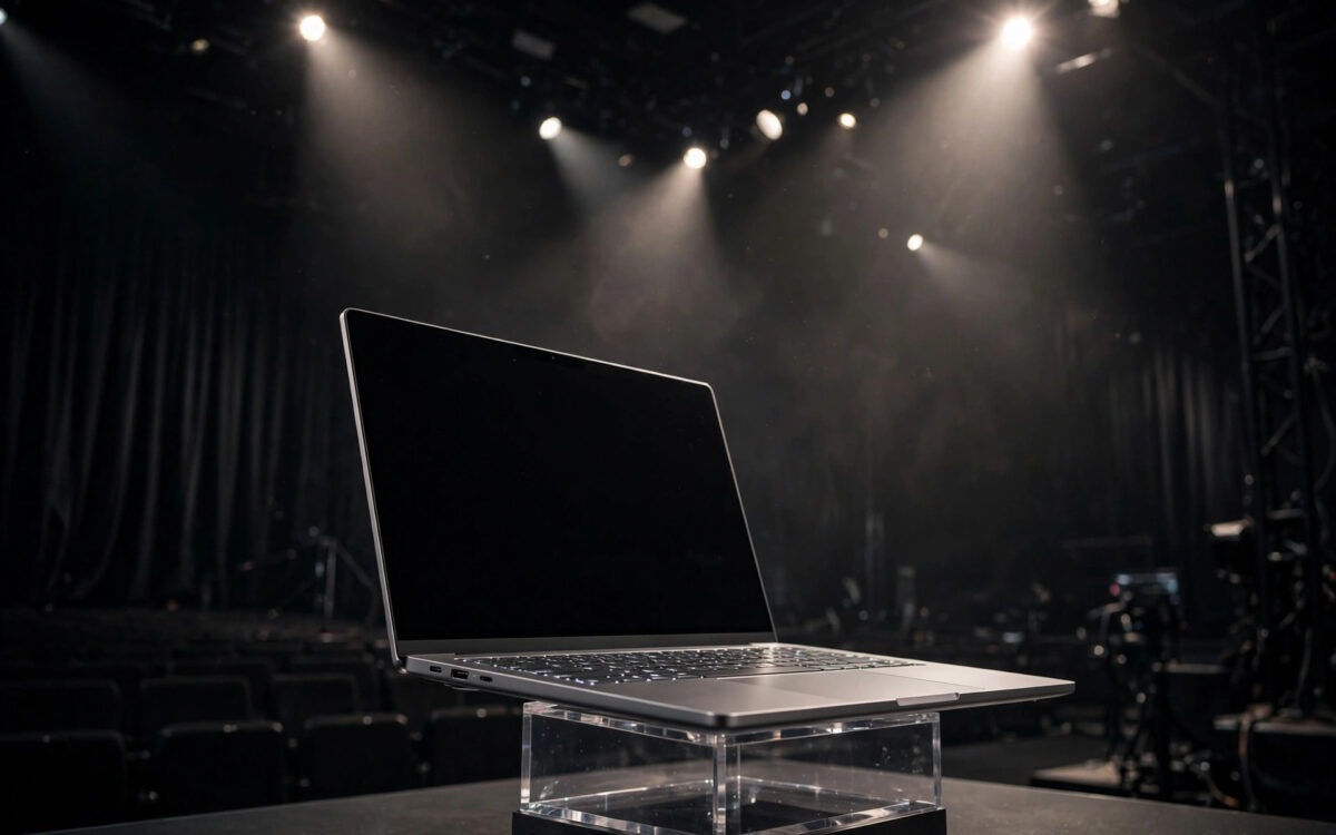 Microsoft Surface Laptop Ultra on stage at the San Francisco unveiling event