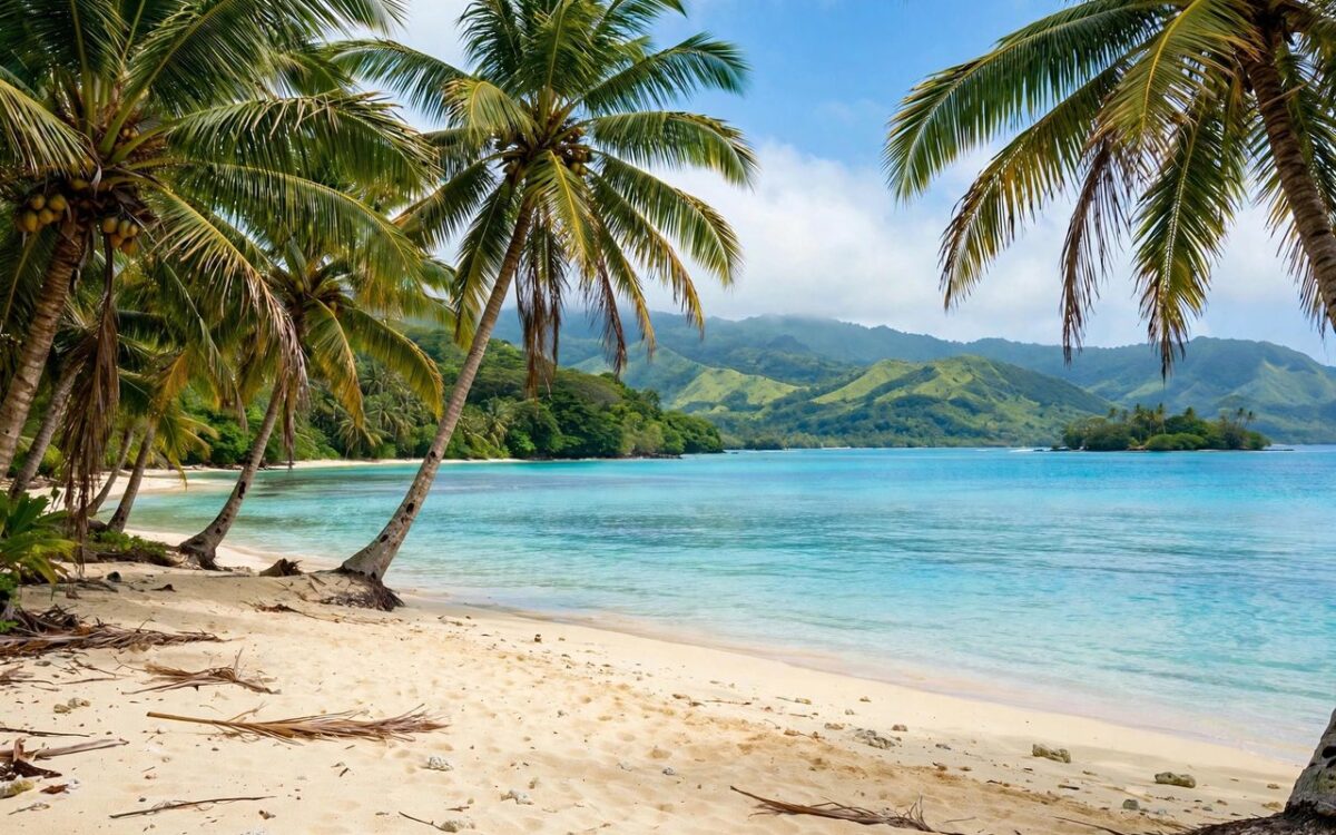 Fiji tropical beach