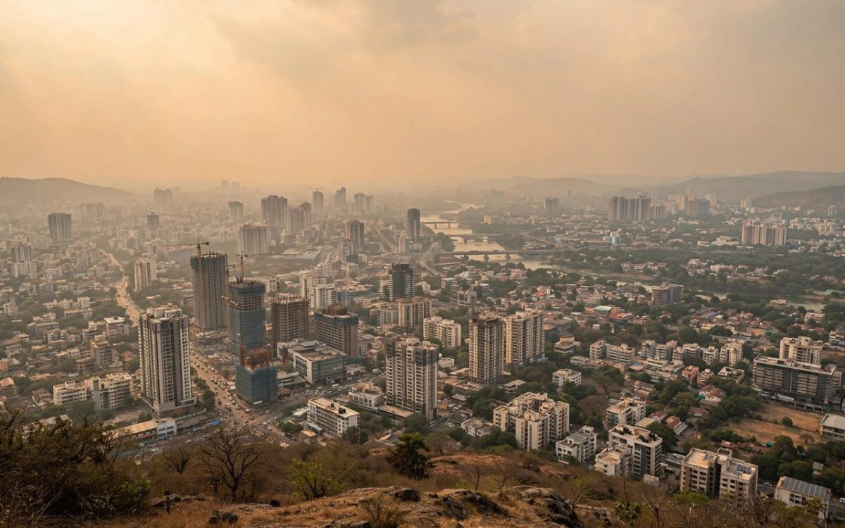 Pune city skyline