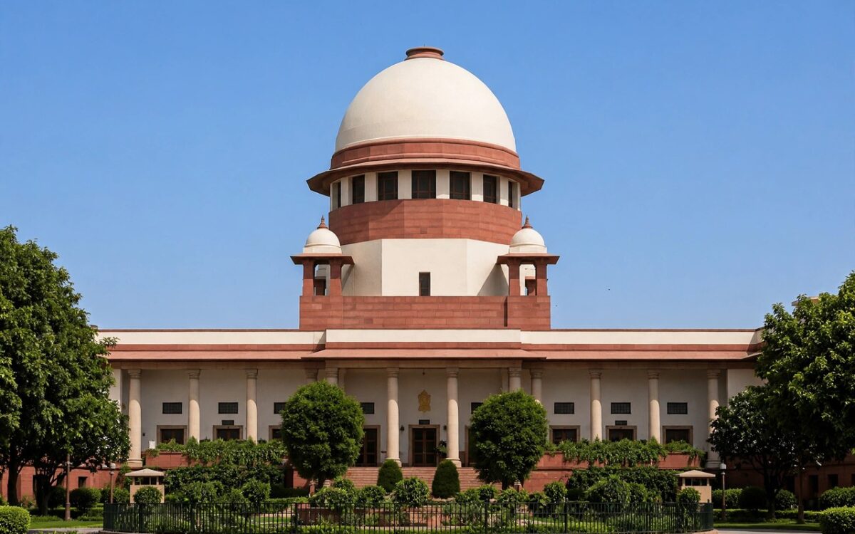 Supreme Court of India building in New Delhi