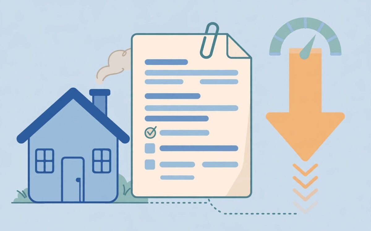 Home loan interest rate explainer illustration