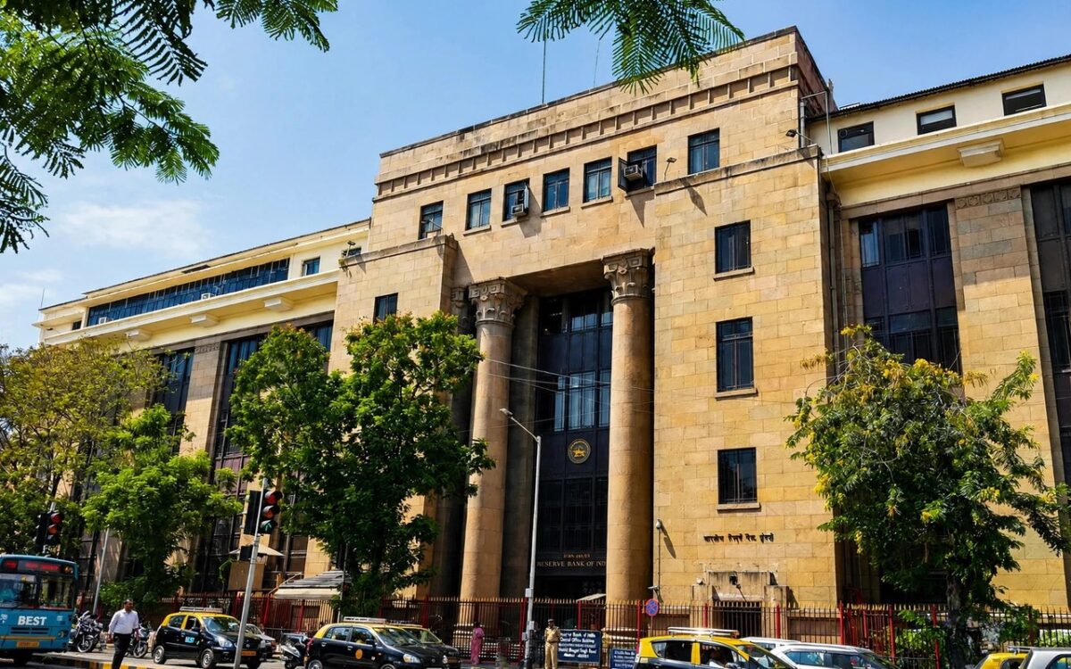 Reserve Bank of India headquarters building in Mumbai