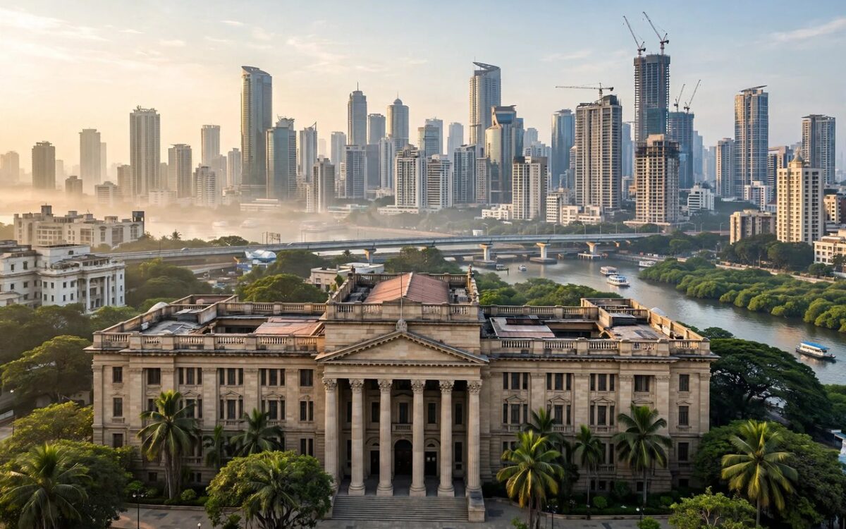 Reserve Bank of India building in Mumbai