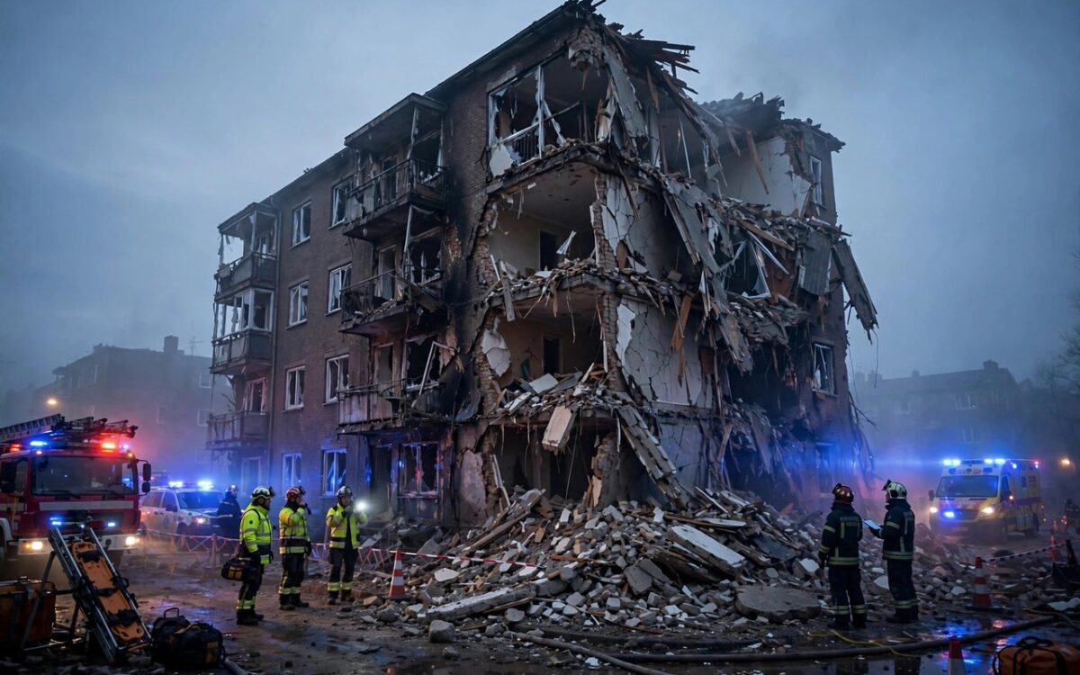 Russian strike on Ukraine apartment block kills 25, five children