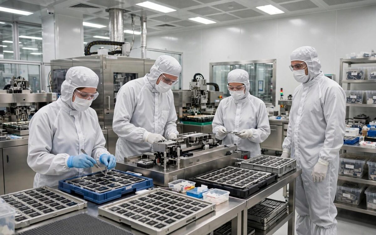 Semiconductor packaging clean room