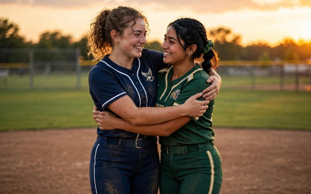 Rival Softball Players Discover They Are Sisters