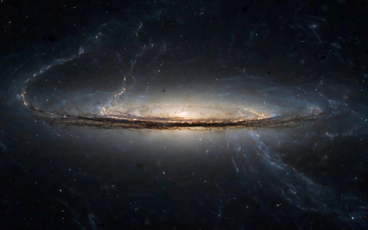 Deep View Reveals Sombrero Galaxy's Violent Past