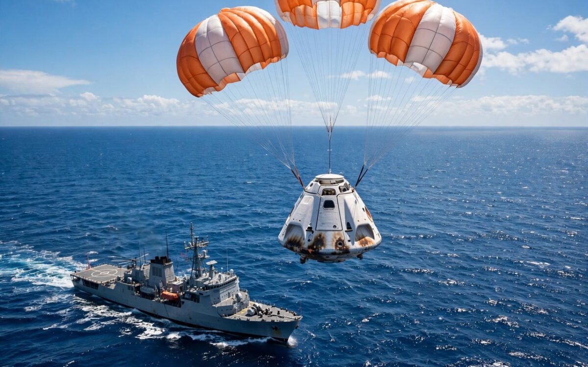 SpaceX Crew-12 astronauts splash down after 8 months in space