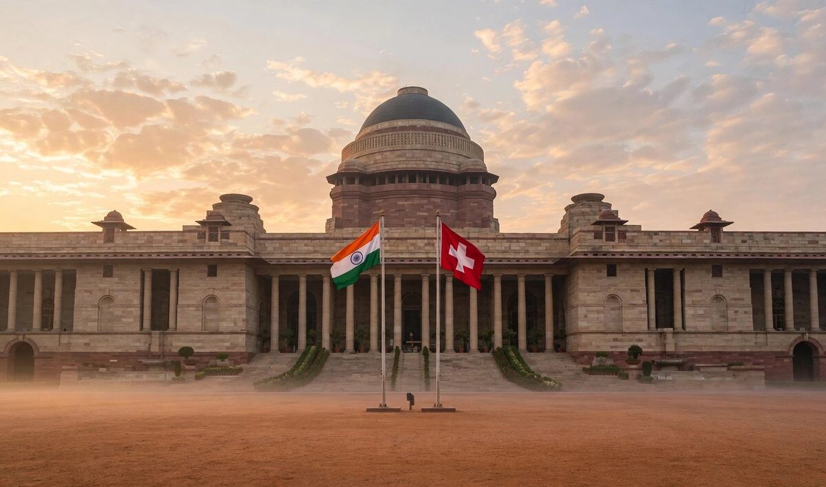 Swiss President Guy Parmelin gets ceremonial welcome in Delhi