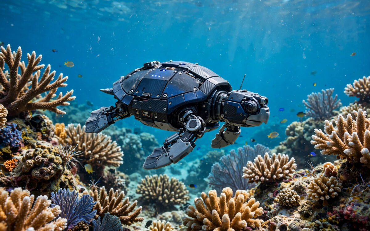 Teen's sea turtle robot wins EU award for reef watch