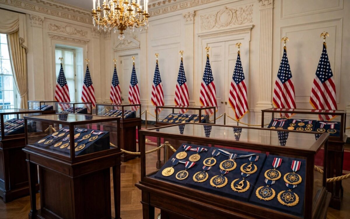 Trump honours Musk, Nadella, Brin, Huang at US science awards