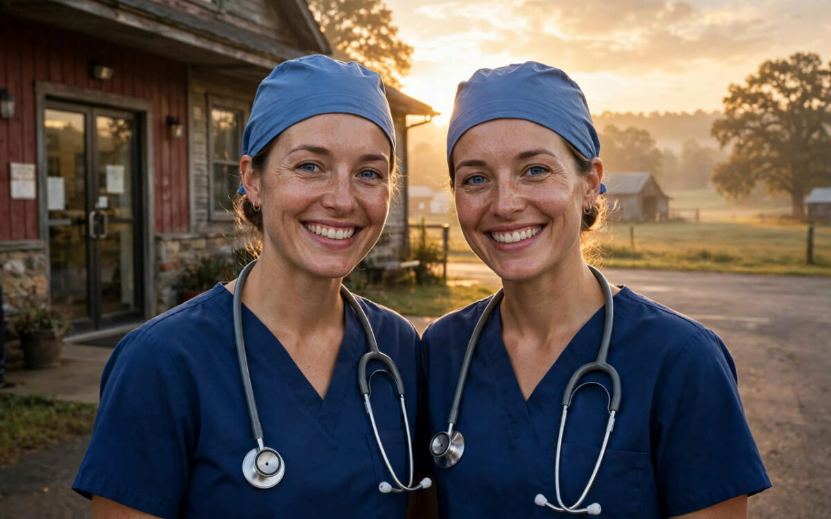 Twin brothers who grew up poor now co-run hometown ER