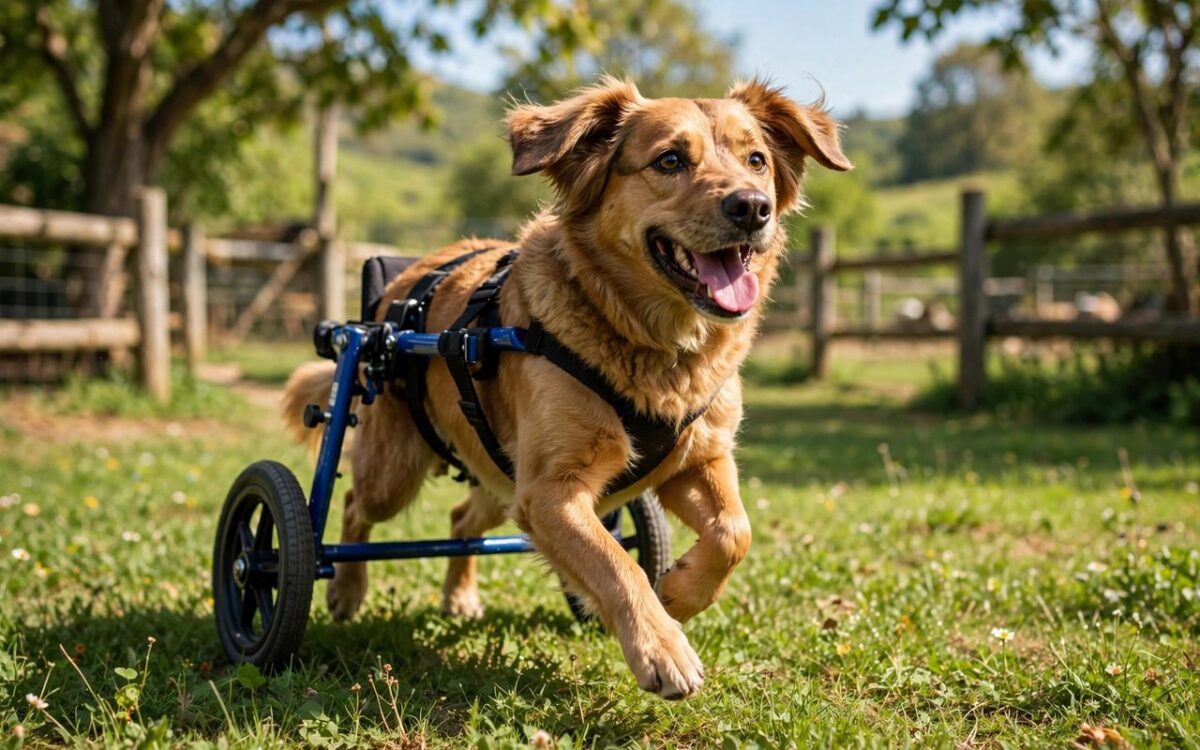California Sanctuary Gives Disabled Dogs a Second Chance