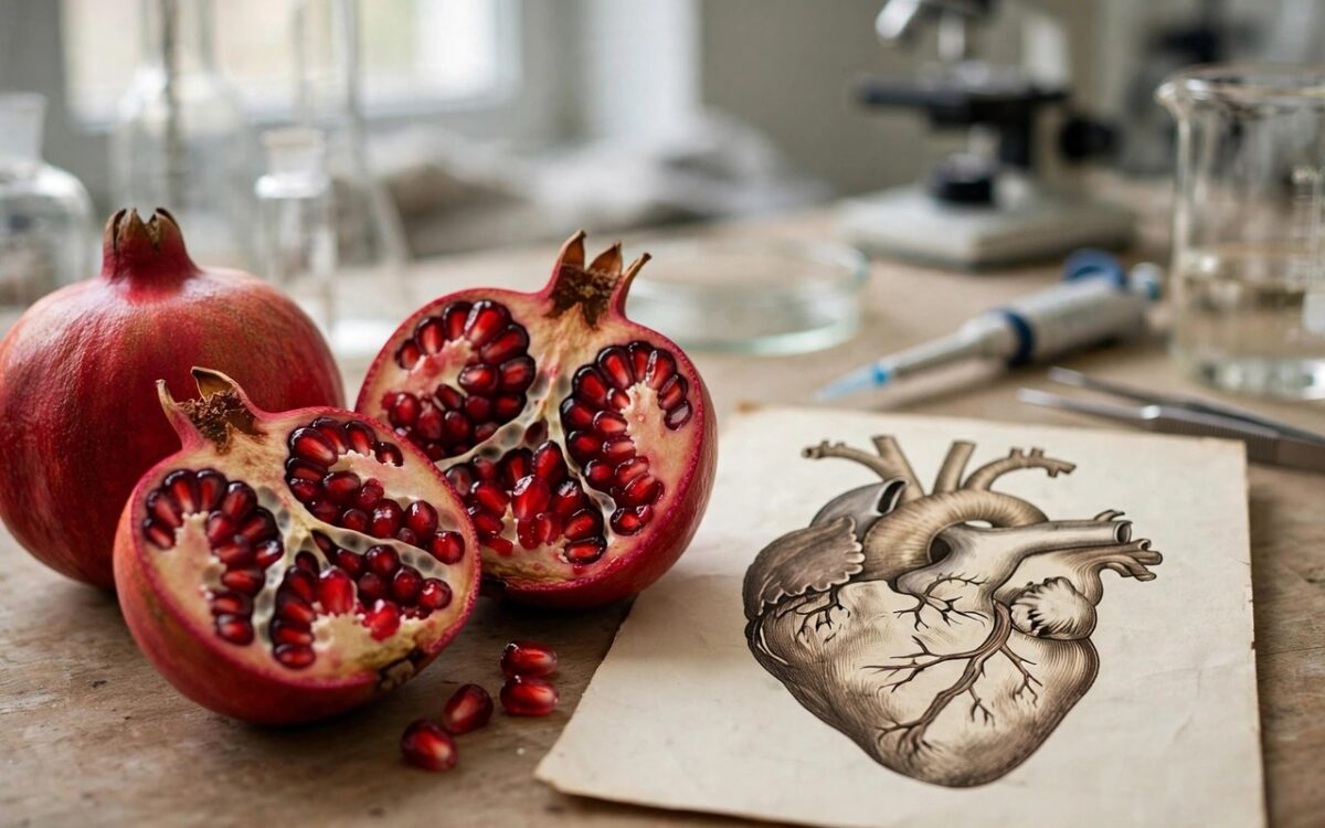 Pomegranate compound shows early heart promise in lab tests