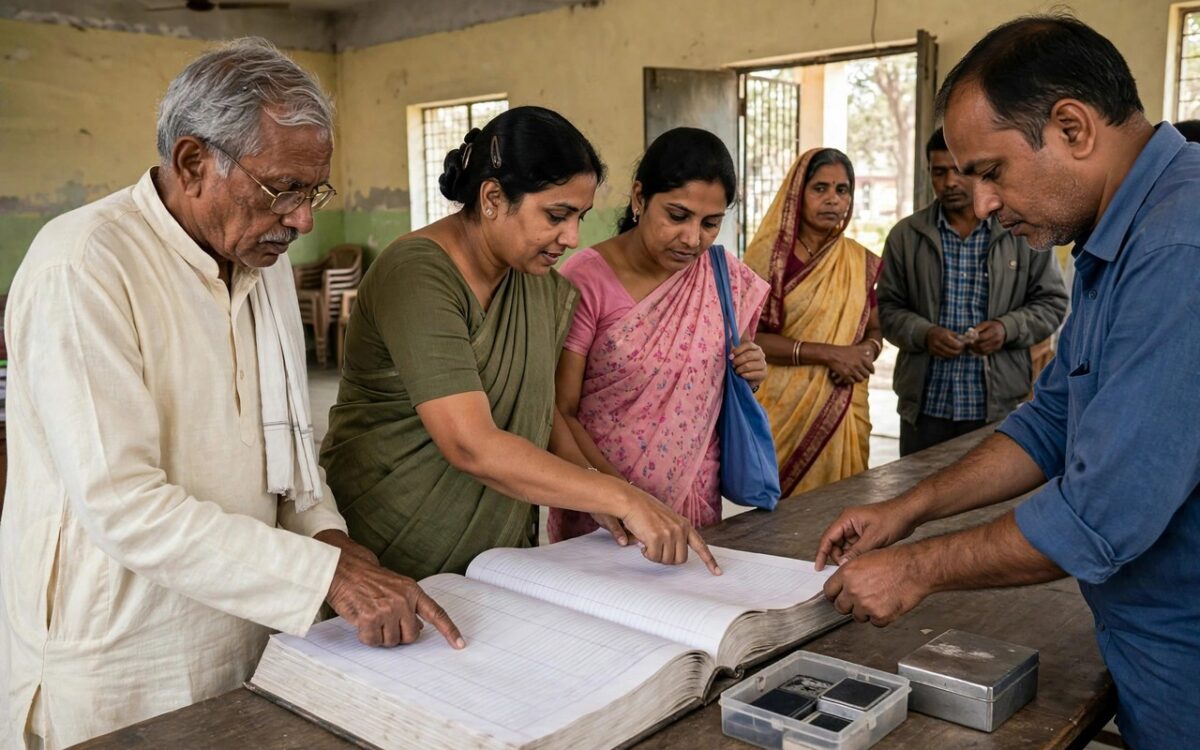 Voter ID cards and electoral roll documents