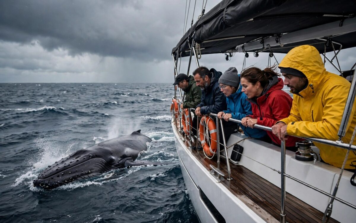 Whale sinks yacht; 4 sailors rescued after 17 hours