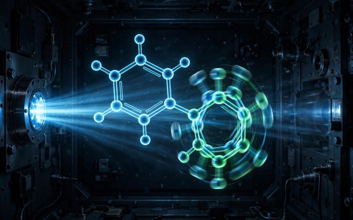 X-ray movie shows how molecule flips with light